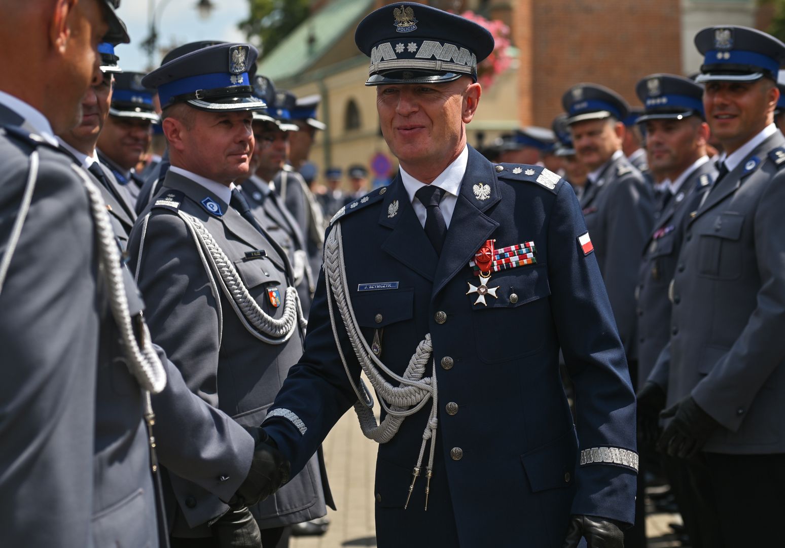 Pożegnanie Komendanta Głównego Policji. Był bohaterem wielu memów