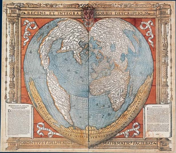 Mapa Oronteusa Finaeusa - 1531 r.