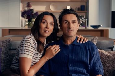 Paulina Krupińska i Sebastian Karpiel-Bułecka w spocie Play