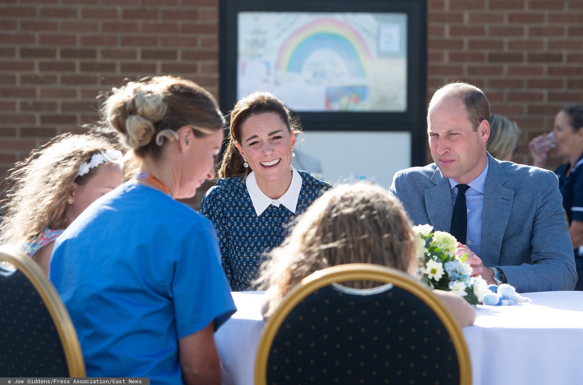Książę William i Kate Middleton odwiedzają szpital w Norfolk