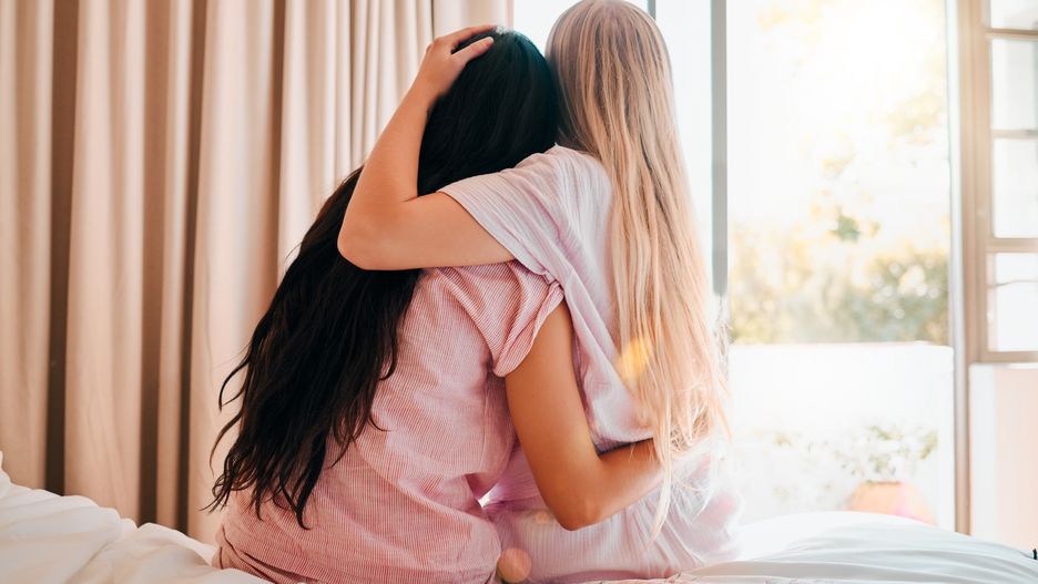 Love, bedroom and back of friends hugging for comfort, support or care while at a sleepover. Bond, romance and lesbian women couple embracing and spending quality time together in their apartment.
Love, bedroom and back of friends hugging for comfort, support or care while at a sleepover. Bond, romance and lesbian women couple embracing and spending quality time together in their apartment
love, bedroom, back, friends, couple, women, care, together, time, lesbian, bed, room, support, romance, hugging, hug, embracing, apartment, comfort, quality, spending, bond, sleepover, female, young, people, home, adult, cute, house, two, lifestyle, friendship, romantic, morning, loving, sweet, intimate, lovers, embrace, relationship, bonding, rest, caring, partner, comfortable, affection, lgbt, togetherness, homosexual