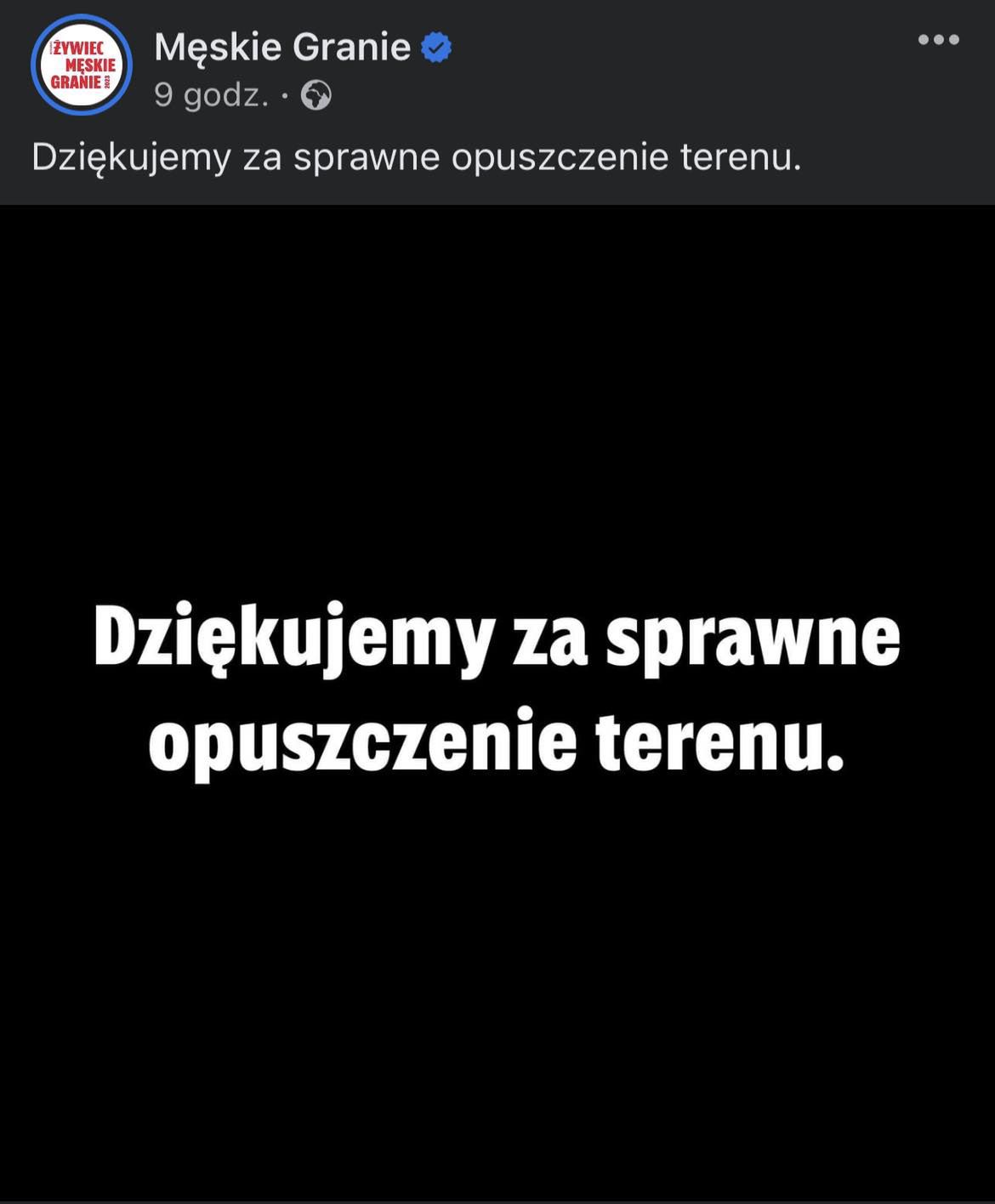 Finał Męskiego Grania 2023 przerwany. Konieczna była ewakuacja