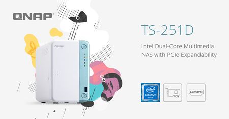 QNAP TS-251D: nowy multimedialny NAS ze złączem PCIe
