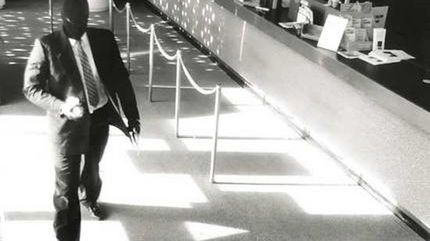 Relacja z napadu na bank na Twitterze 1