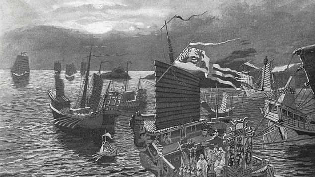 Znaleziono XIII-wieczny statek zniszczony przez Kamikaze [wideo] 1