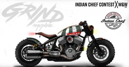GRIND Machine zwycięskim projektem na customa na bazie Indiana Chiefa