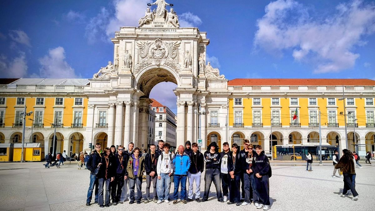 Uczniowie podczas programu ERASMUS+