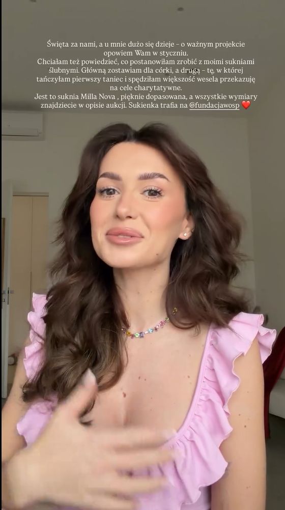 Wersow wystawiła suknię ślubną na aukcję WOŚP