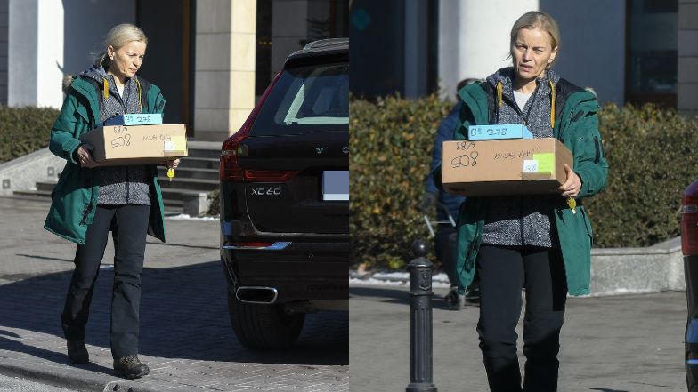 Małgorzata Foremniak zaparkowała na zakazie