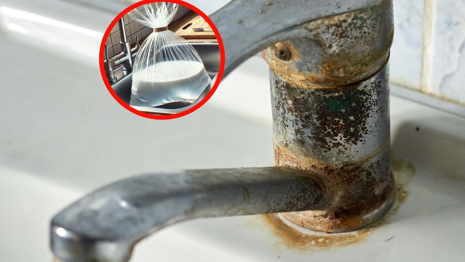 Ten trik powinna znać każda mama. W mig pozbedzieć się kamienia i osadu z kranu