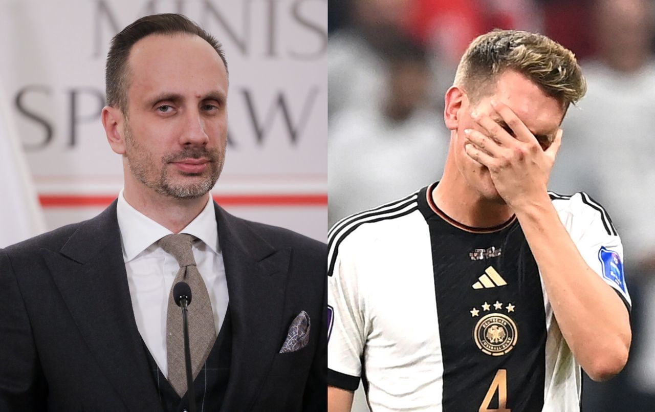 Janusz Kowalski wyraził na Twitterze radość z powodu odpadnięcia niemieckiej drużyny z mundialu