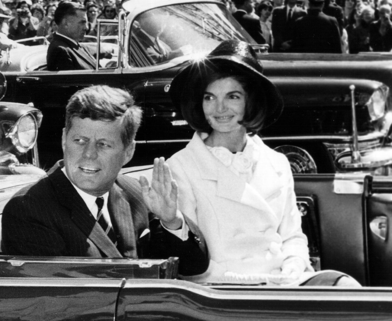 John i Jackie Kennedy w 1963 roku 