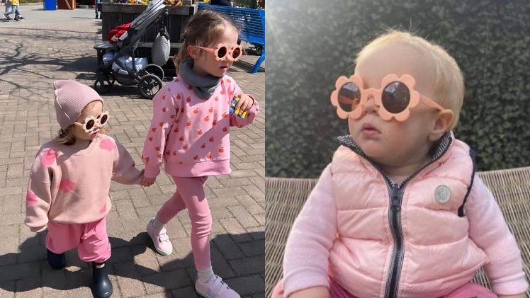 Córka Jacka Kurskiego w takich samych okularach jak Klara i Laura Lewandowskie