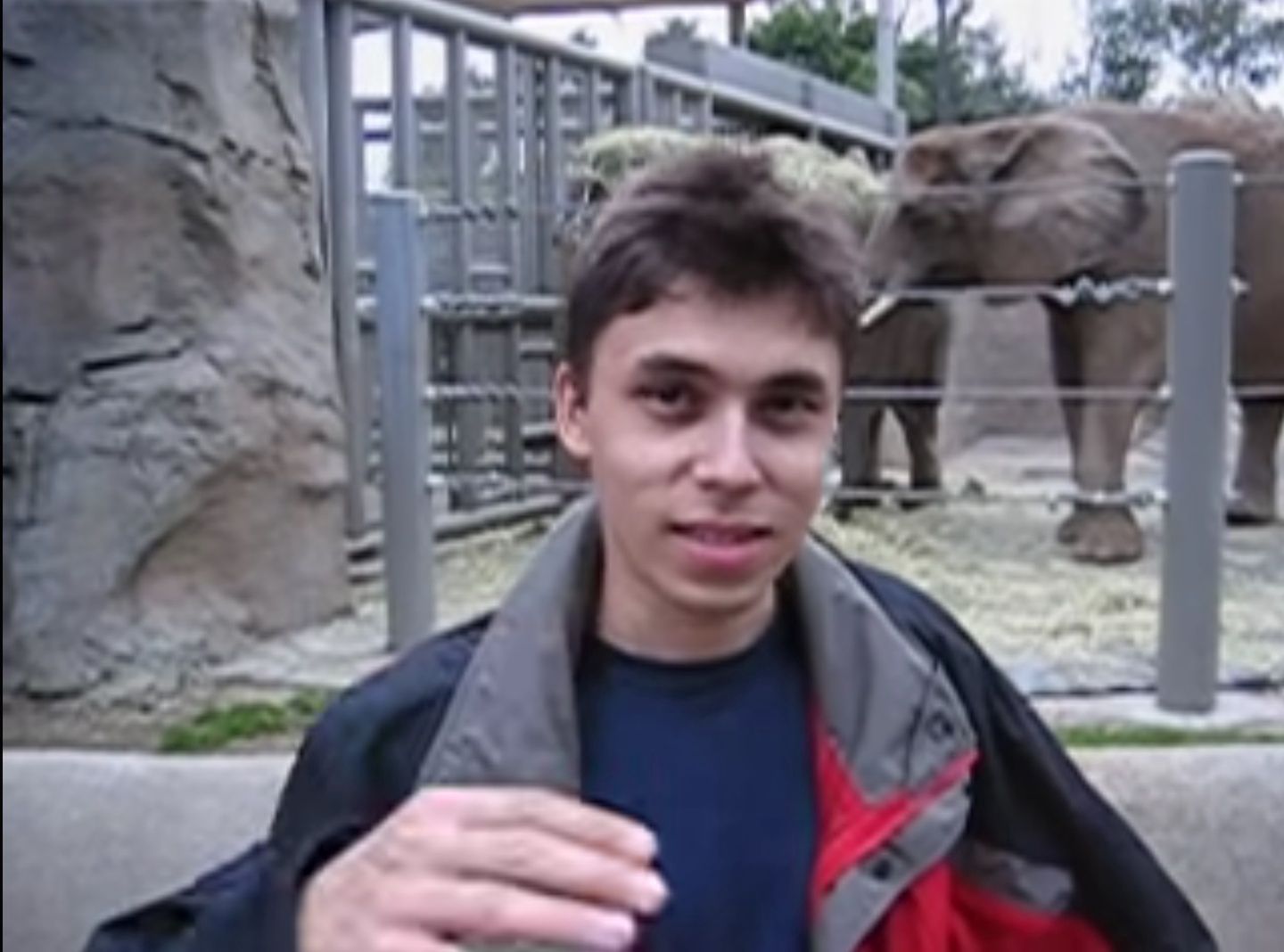 Kadr z filmiku "Me at the zoo"