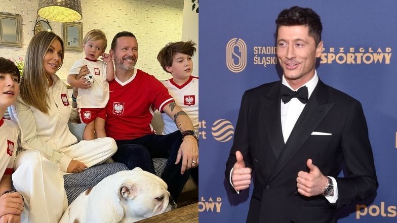 Małgorzata Rozenek i Radosław Majdan meldują gotowość na mecz Polska - Szwecja