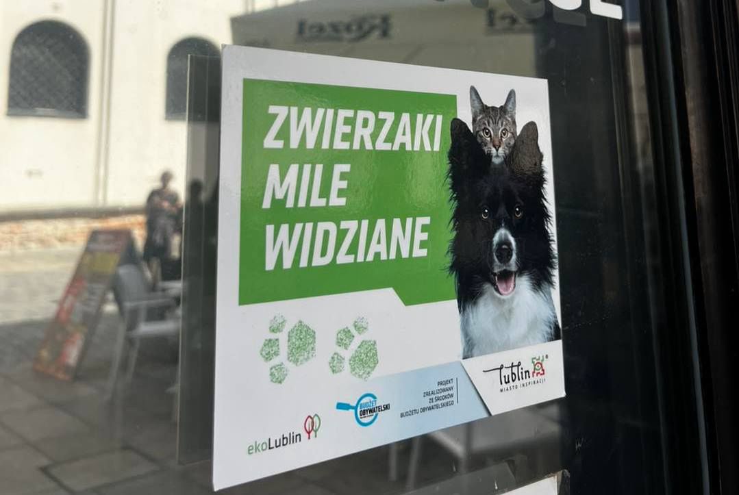 Lublin: Miasto zachęca firmy i instytucje do udziału w akcji "Miejsce przyjazne zwierzętom"