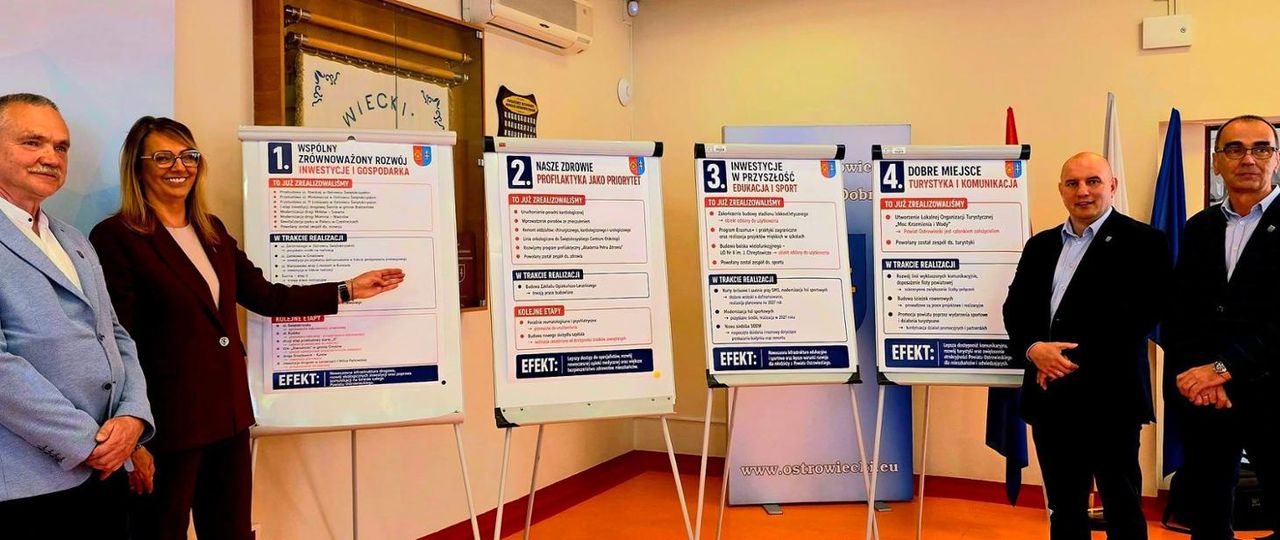 Dwa lata konkretów w Powiecie Ostrowieckim. Zarząd podsumowuje połowę kadencji