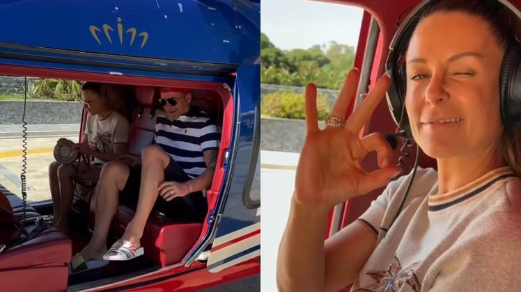 Internauci krytykują Małgorzatę Rozenek za wycieczkę helikopterem