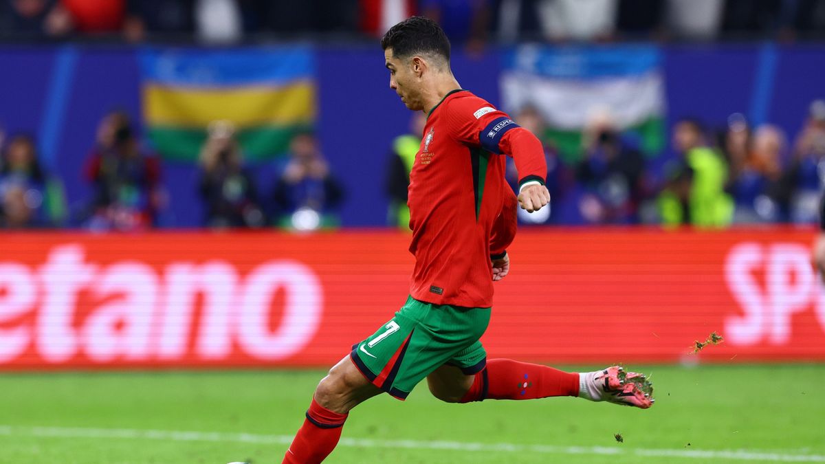 Cristiano Ronaldo w meczu Euro 2024