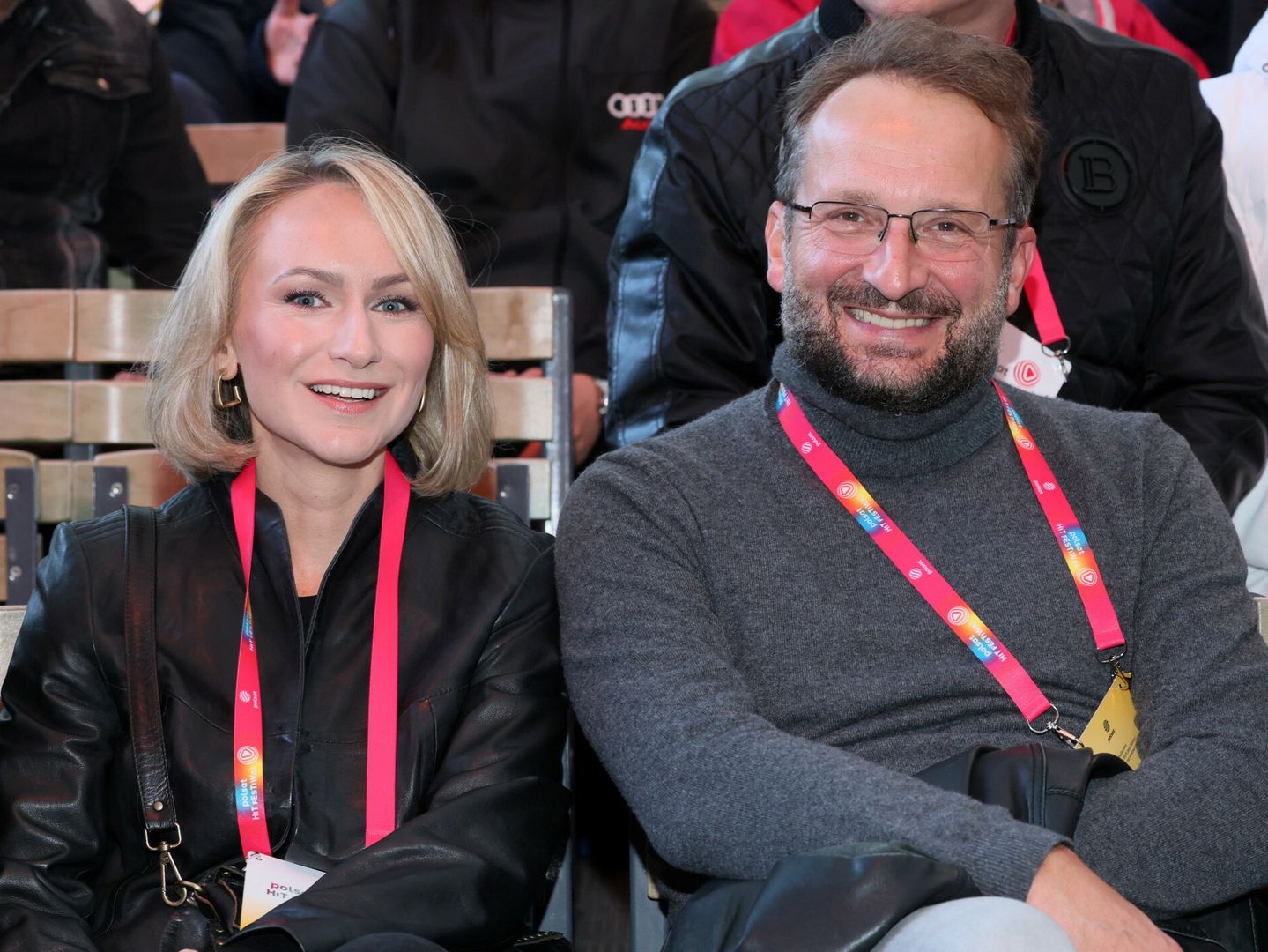 Robert Górski z żoną na Polsat Hit Festiwal 2025