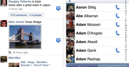 Facebook na iPhone?a zaktualizowany