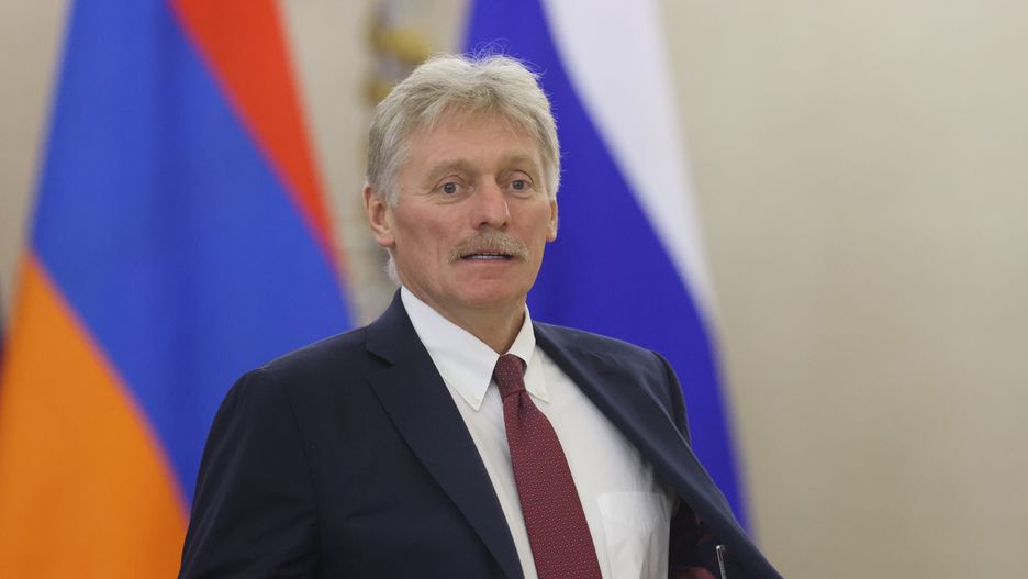 MOSCOW, RUSSIA - OCTOBER 8: (RUSSIA OUT) Russian Presidential Press Secretary Dmitry Peskov smiles during a bilateral meeting at the Grand Kremlin Palace while the Summit of the Commonwealth of Independent States (CIS), on October 8, 2024 in Moscow, Russia. Leaders of ex-Soviet states gathered for an annual summit of CIS. (Photo by Contributor/Getty Images)