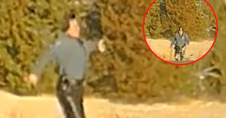 Policjant próbował zatrzymać ciężarówkę. Przerażające wideo