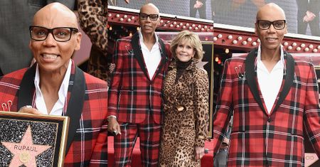RuPaul odsłania swoją gwiazdę w Alei Sławy