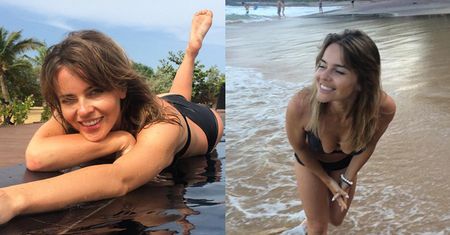 Herbuś w bikini: "Dzisiejsza "randka" z oceanem"