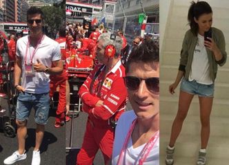 Lewandowski odpoczywa na wyścigach Formuły 1 w Monte Carlo (FOTO)