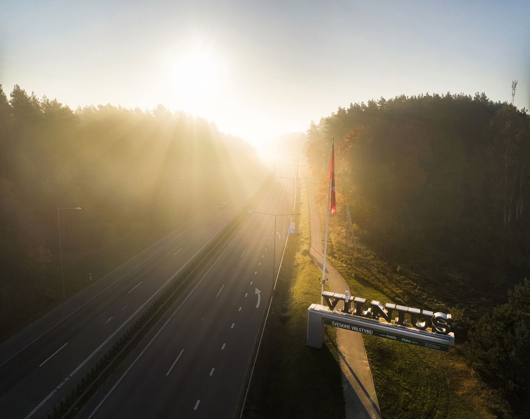 Przepiękne krajobrazy Litwy, widzianej z lotu ptaka 10