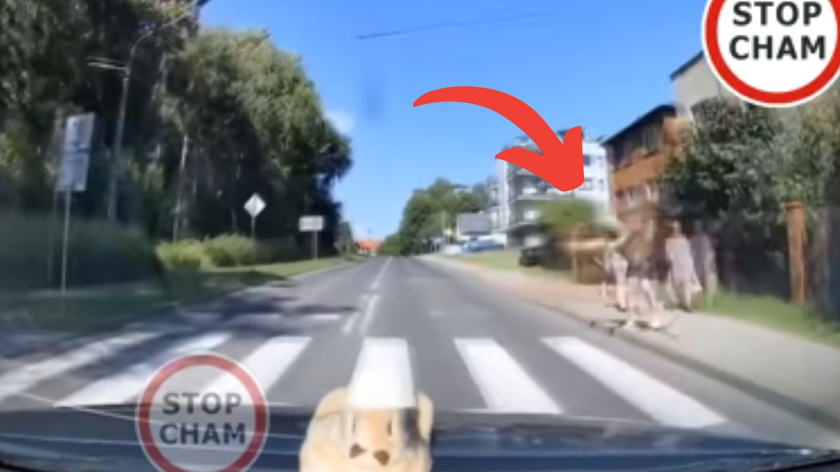 Ojciec z dzieckiem wtargnął na przejście? Film zbulwersował internautów  