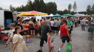Sokołów Małopolski: Tu na razie jest ściernisko, ale będzie targowisko