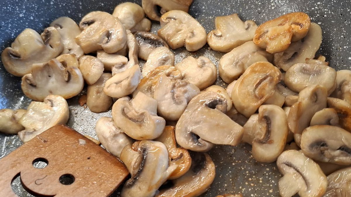 Smażone pieczarki