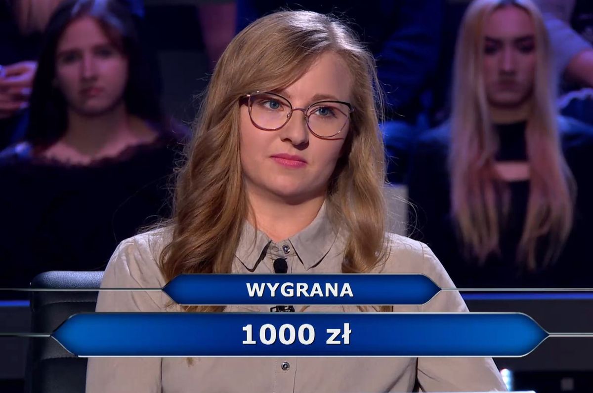 Paulina odpadła na pytaniu za 5 tys. zł