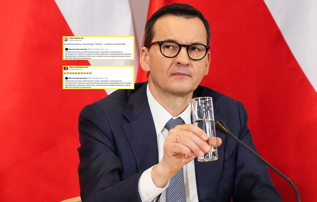 "Kompletna bzdura". Reagują na doniesienia ws. Morawieckiego