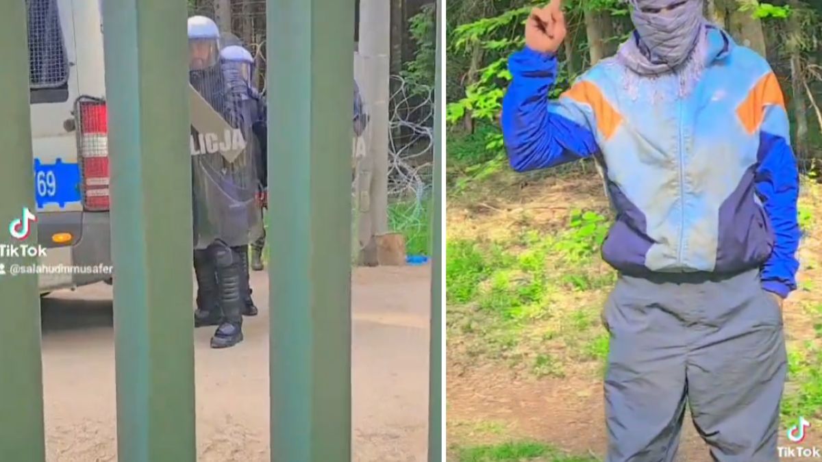 Kolejne niepokojące nagranie z polsko-białoruskiej granicy