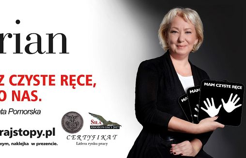 Nowa kampania rajstop Adrian nie nawiązuje do „Sprawiedliwych sądów”. „Nie angażuję się w politykę”