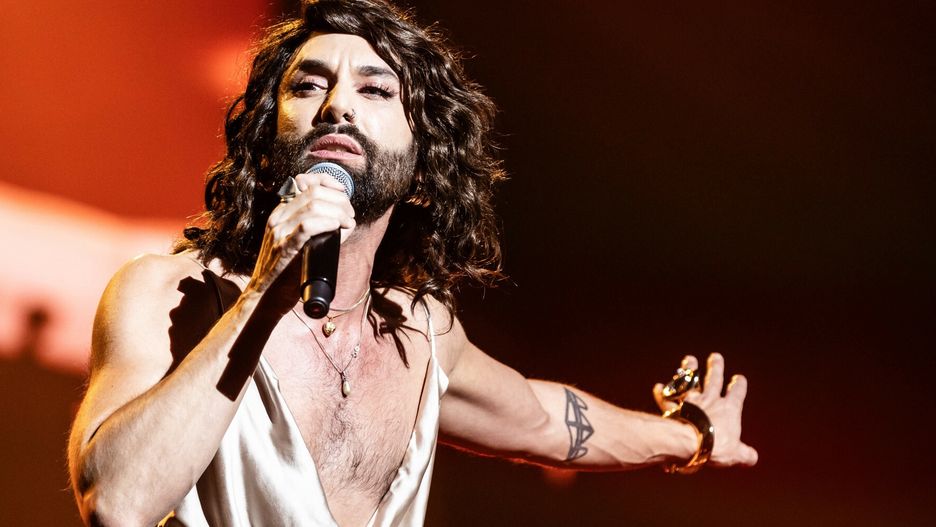 Archiwum zdj?? celebryckich 2023AMSTERDAM - Conchita Wurst during the Great Eurovision Song Contest party in Ziggo Dome. The event is being organized for the second time, with former participants of the Eurovision Song Contest performing their song again. ANP EVA PLEVIER netherlands out - belgium outEva Plevier