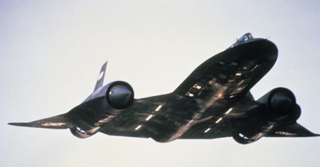 SR-71 Blackbird. Podczas ostatniego lotu pobił cztery rekordy