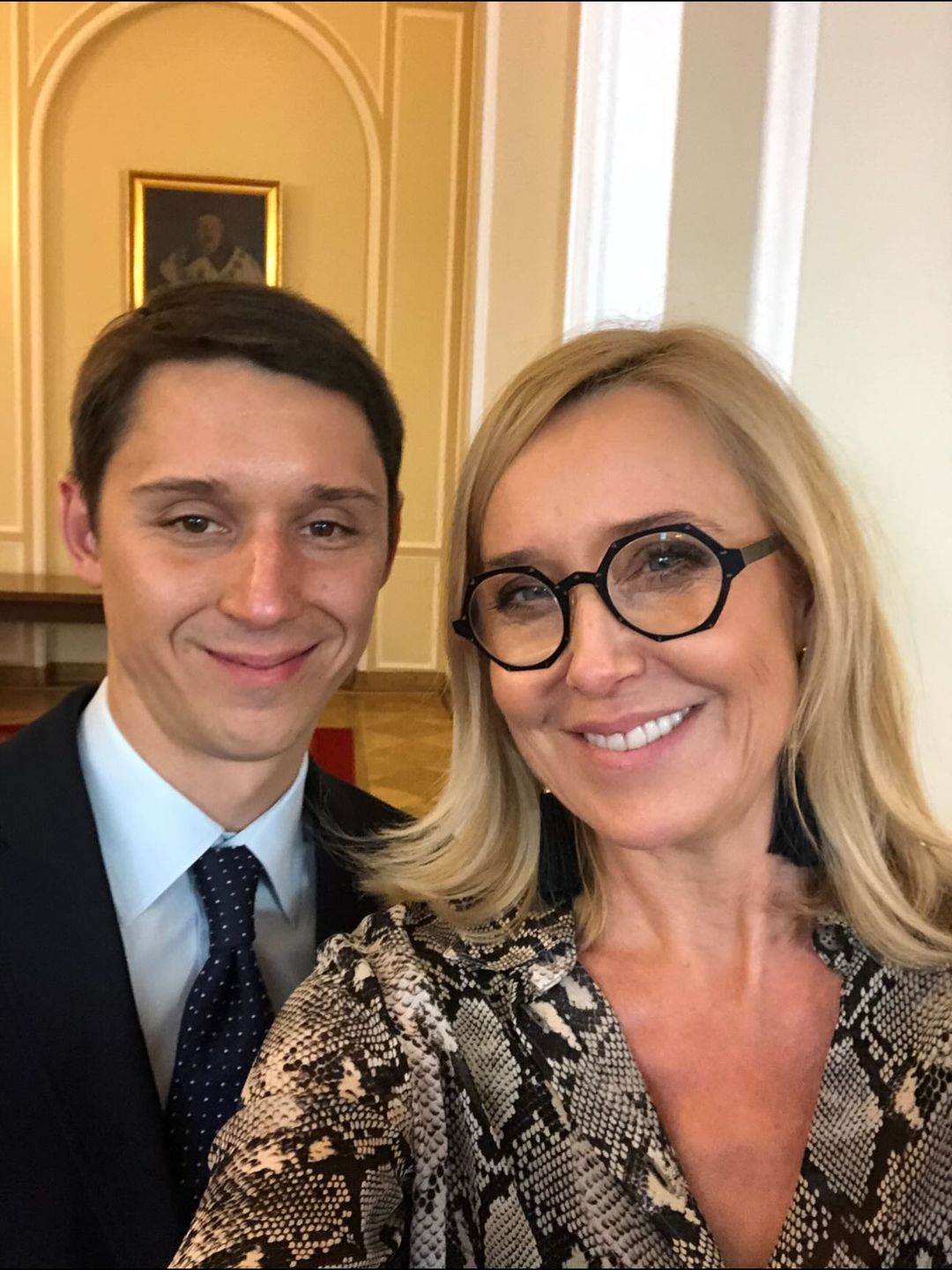 Agata Młynarska z synem