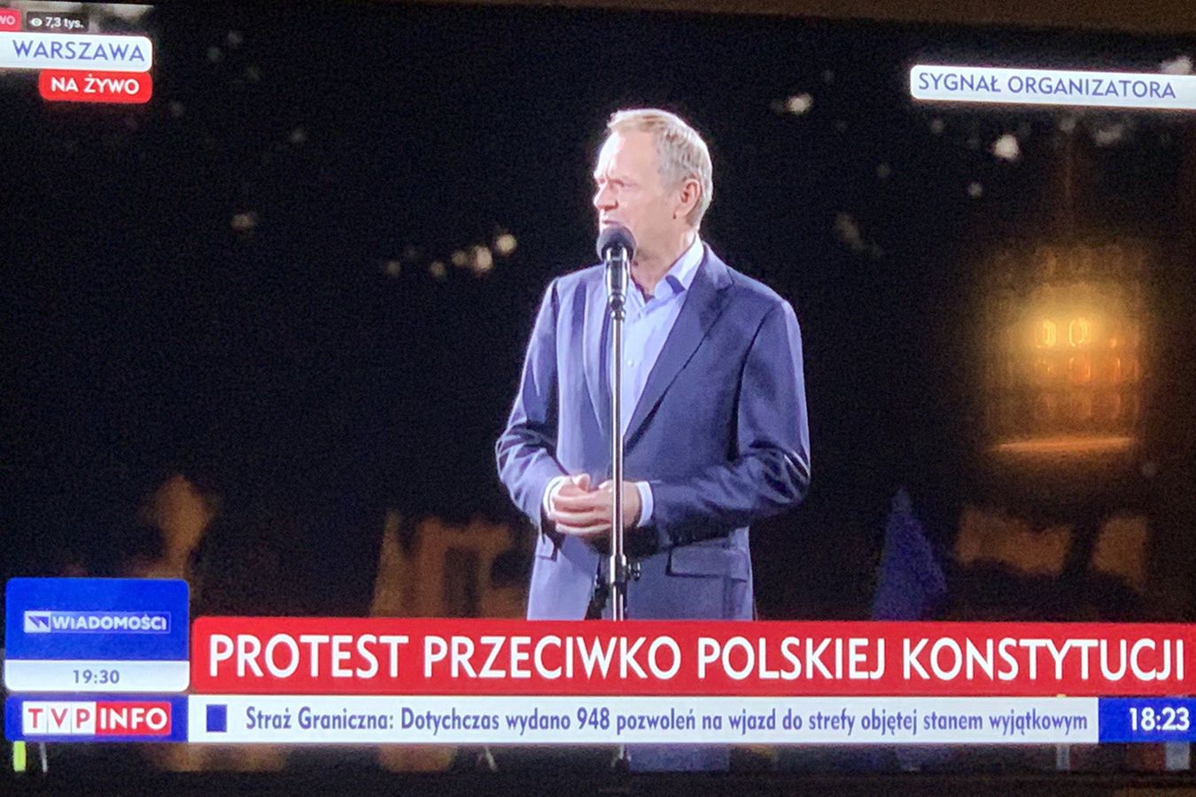 Relacja TVP z protestów. Widzowie przecierali oczy ze zdumienia