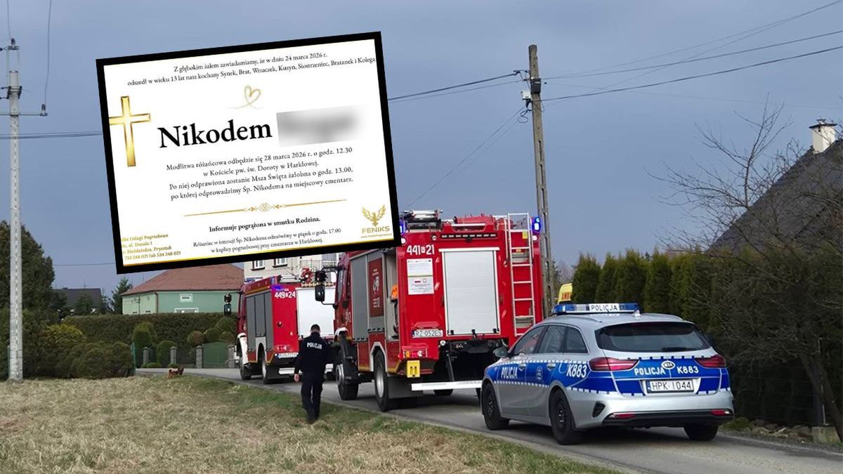 Tragedia w Harklowej. Nie żyje 13-letni Nikodem