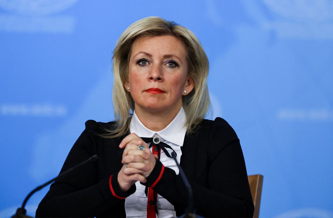 Zakharova's tears at the conference. She forgot that it is Russia who is the aggressor.