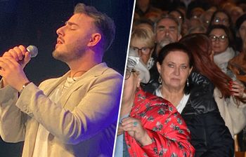 Sieradz: Klasztor sióstr urszulanek pękał w szwach. Tłumy na koncercie Krystiana Ochmana, Wiesława Ochmana i Roberta Grudnia