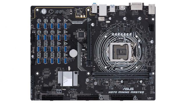 Asus H370 Mining Master, źródło: extremetech.com