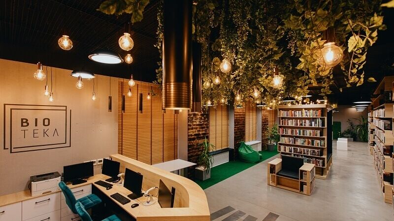Bioteka, czyli „zielona" biblioteka już otwarta dla czytelników | Miasto Lublin