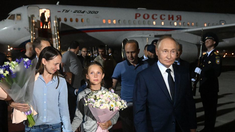 Władimir Putin w towarzystwie Dulcewów