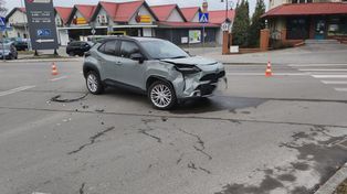 Tarnobrzeg: Wypadek obok komendy policji