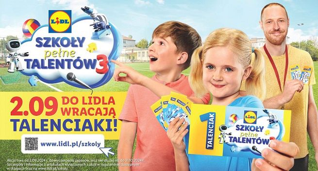 Talenciaki wracają do Lidla, reklamy bez Lewandowskich